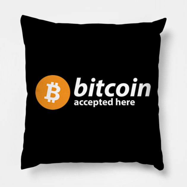 Bitcoin Pillow by Emma Creation