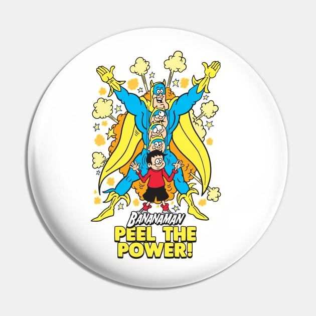 Banana Man Cartoon Pin by Chewbaccadoll