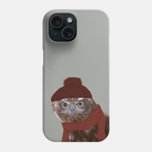 Cozy Quirky Burrowing Owl Phone Case