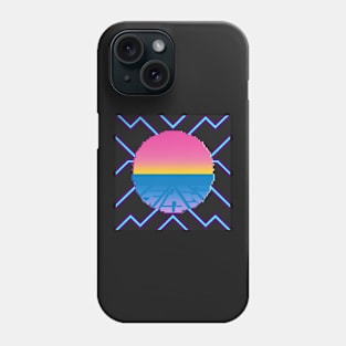 Cyber sun circle Phone Case