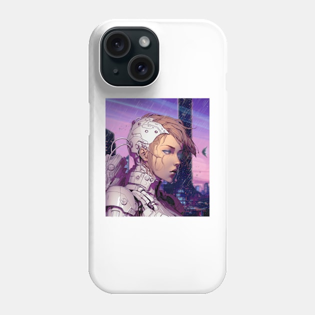 Cyber Metropolis Phone Case by Clifficus