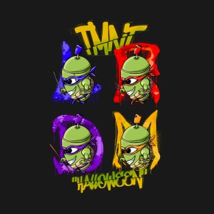 Spray Paint Team TMNT T-Shirt