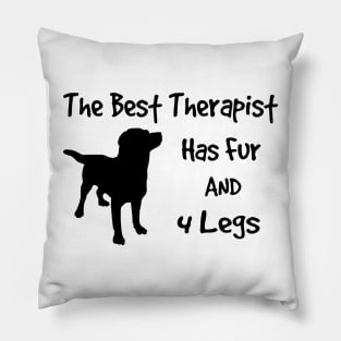 The Best Therapist Dog Pillow