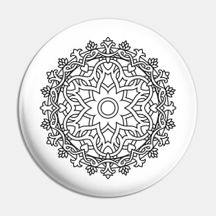 Inspirational MANDALA T-SHIRT MANDALA 027 Pin