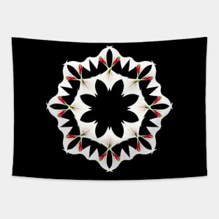 White mandala Tapestry