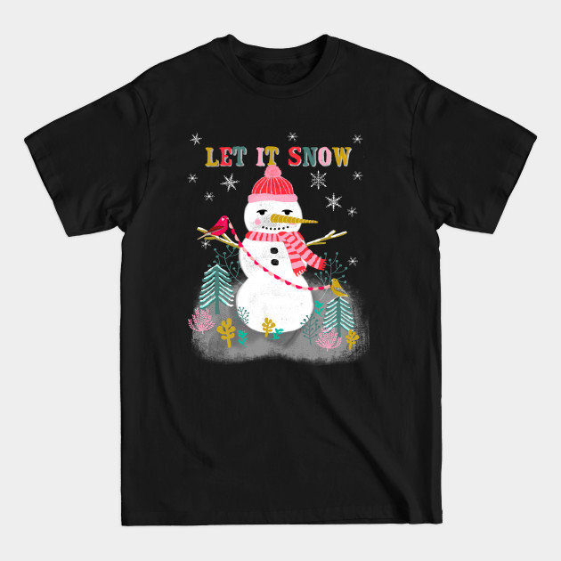 Let it Snow - Snowman - T-Shirt Let it Snow - Snowman - T-Shirt