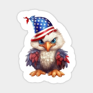 4th of July Baby Bald Eagle #8 Magnet