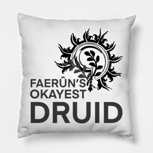 Faerun's Okayest Druid Pillow