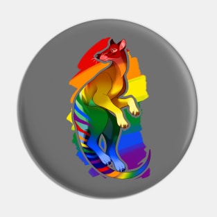 Gay Thylacine Pin