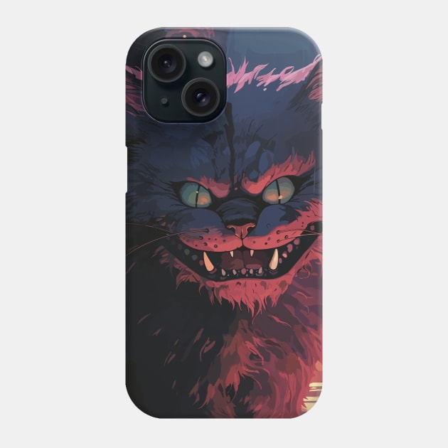 Cheshire Cat Phone Case by Ray Crimson