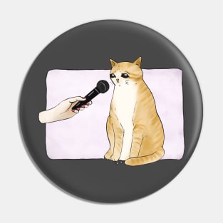 Cat Interview Pin