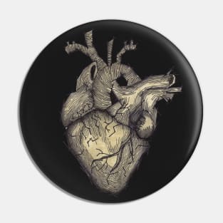 Stone Heart Pin