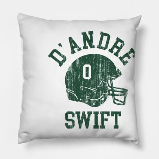 D'Andre Swift Philadelphia Helmet Font Pillow