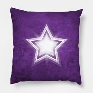 Purple Crystal Star Cheeky Witch® Pillow