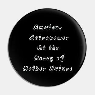 Amateur Astronomer Pin