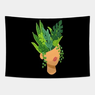 planter head pot plants lover Tapestry