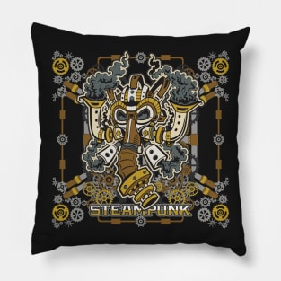 Steampunk Gas Mask Pillow