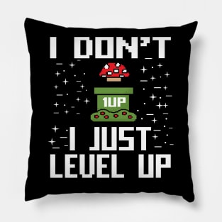 I don't I just Level Up Gift Gaming Lovers Gift Pillow