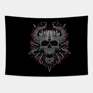 Demon Scull Tapestry