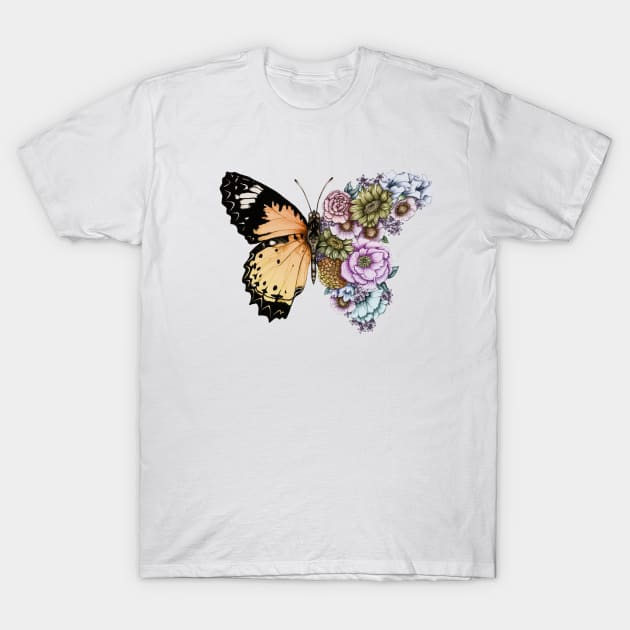 Emerging Monarch Butterfly 100% Organic Cotton T-Shirt for Women