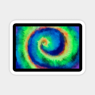 Pop Tie Dye Print Magnet