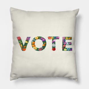 VOTE - Full of Flowers Pillow