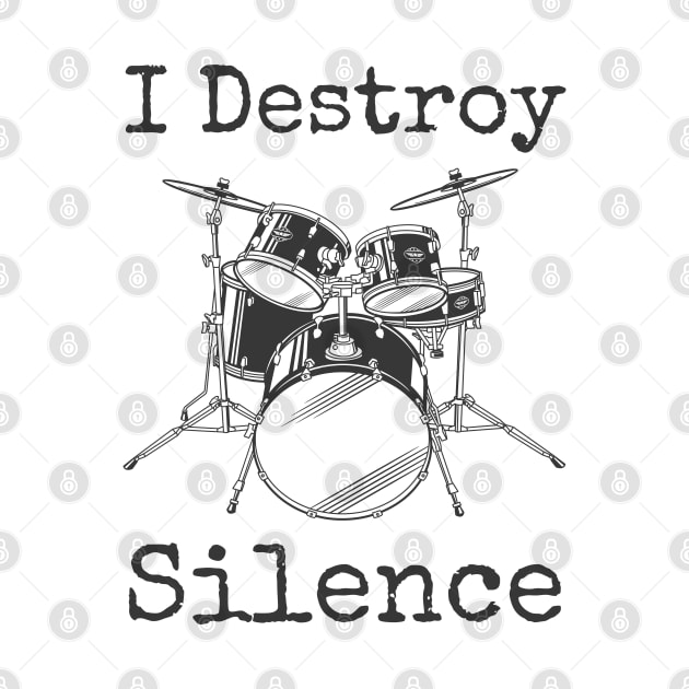 I Destroy Silence by HobbyAndArt