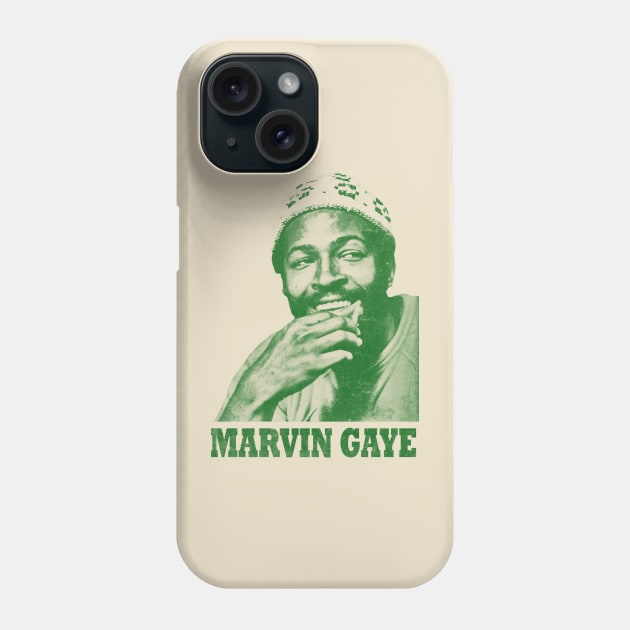 marvin gaye ( 31 ) - green solid style Phone Case by Loreatees