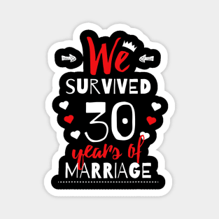 Funny 30Th Wedding Anniversary  Gifts For Couples Magnet