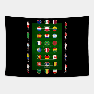 Football soccer lover Tapestry