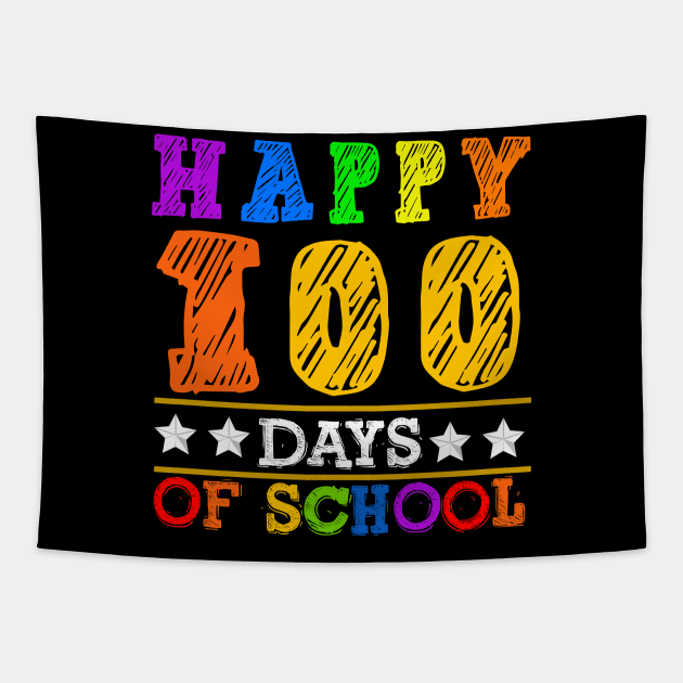 Happy 100 days of school Tapestry by rohanbhuyan