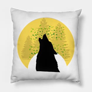 Wolf Roar Pillow