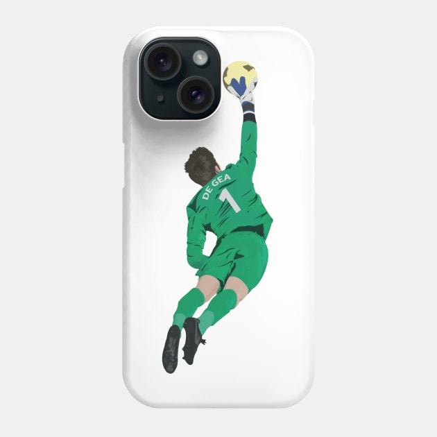 David De Gea Illustration Phone Case by TheUnitedPage