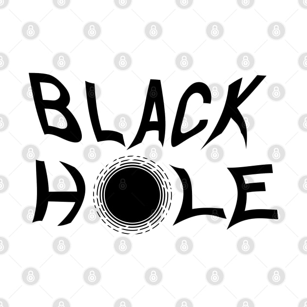 Black Hole Lettering by Lollik