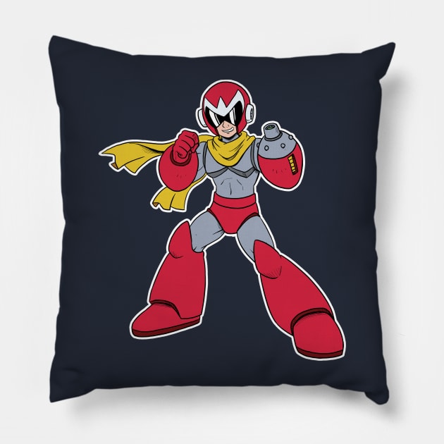 RUBY SPEARS PROTO MAN Pillow by IanDimas