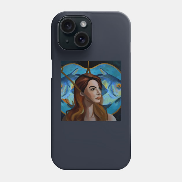 Pisces Zodiac Phone Case by tearbytea