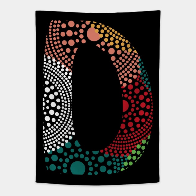 D Aboriginal letter Tapestry by Food in a Can