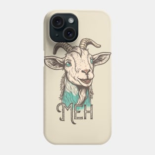 Meh Goat Funny Graphic Phone Case