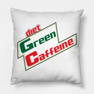 Verb is a Noun - Diet Green Caffeine Pillow