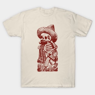 Tiniven Dia de Los Dodger Halloween Sugar Skull Shirt