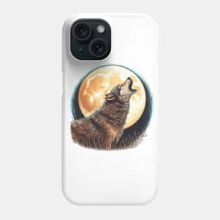 Moonlit Howl Phone Case