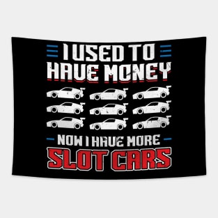 I Used To Have Money - Now I Have Slot Cars Tapestry