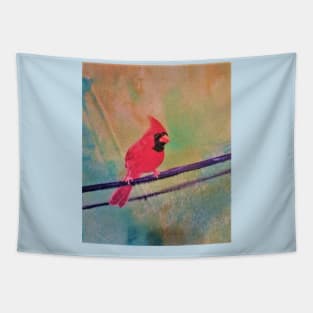 Vintage Cardinal Tapestry