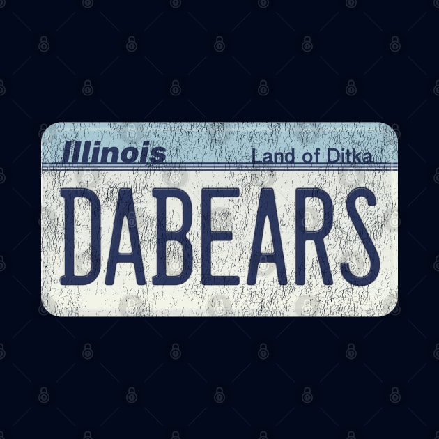 Land of Ditka License Plate by darklordpug