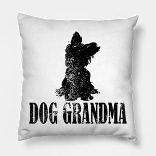 Yorkie Dog Grandma Pillow