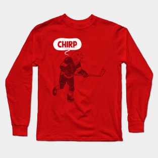 Old Style Hockey Jersey Long Sleeve T-Shirt - Black