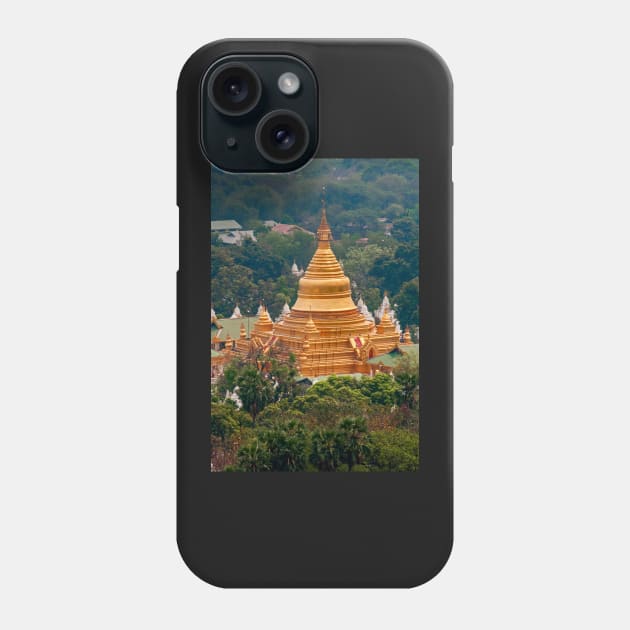 Kuthodaw Paya, Mandalay Phone Case by bulljup