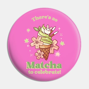 Matcha Ice Cream Kawaii Cute Pin