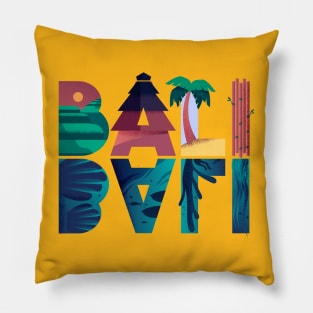 Bali Indonesia Island Ocean Tropical Paradise Holiday Gift Pillow
