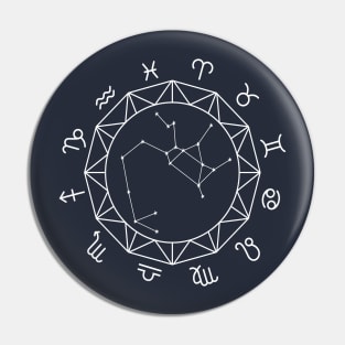 Sagittarius Constellation Zodiac Sign Pin